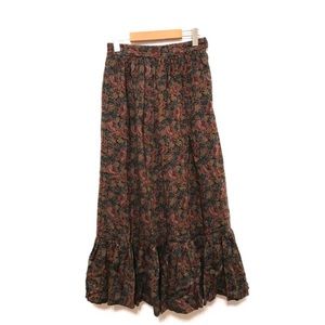 Alfred Sung - Vintage- Floral - Wool - Maxi Skirt